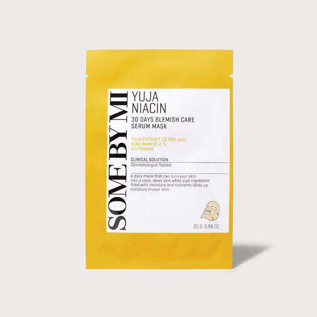 SOMEBYMI YUJA NIACIN 30DAYS BLEMISH CARE SERUM MASK