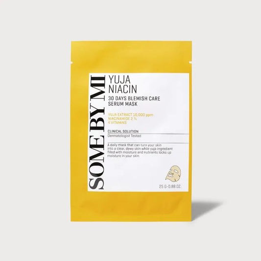 SOMEBYMI YUJA NIACIN 30DAYS BLEMISH CARE SERUM MASK